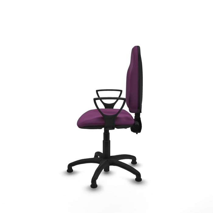 PIQUERAS Y CRESPO Silla de oficina Algarra Morada con Mecanismo de Doble Maneta PIQUERAS Y CRESPO Silla de oficina Algarra Morada con Mecanismo de Doble Maneta
