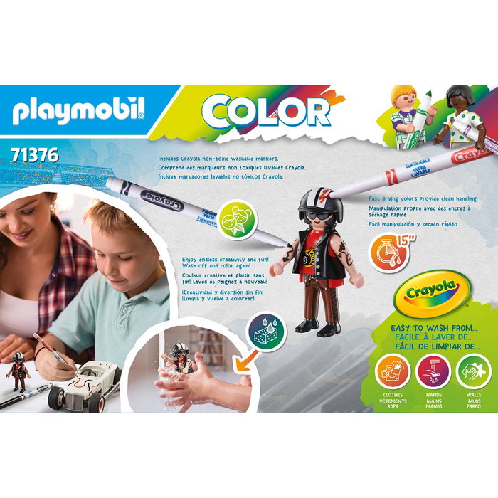 Playmobil Color Hot Rod 71376 Coche de carreras para colorear Playmobil Color Hot Rod 71376 Coche de carreras para colorear