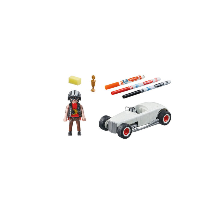 Playmobil Color Hot Rod 71376 Coche de carreras para colorear Playmobil Color Hot Rod 71376 Coche de carreras para colorear