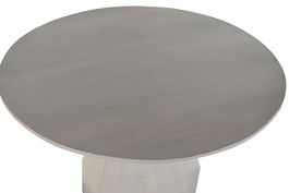 DKD Home Decor Mesa Redonda Comedor Mango Moderno 120 x 77 x 120 cm