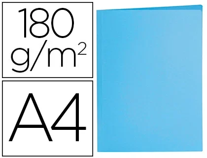 Liderpapel Subcarpeta DIN A4 Azul Pastel 180g/m2 Liderpapel Subcarpeta DIN A4 Azul Pastel 180g/m2