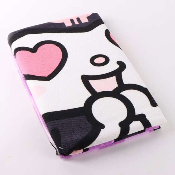 Cerdá Toalla de Microfibra Hello Kitty y Kuromi Morada 70x140 cm Cerdá Toalla de Microfibra Hello Kitty y Kuromi Morada 70x140 cm