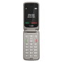 Gigaset Teléfono Móvil Senior GL595 Gris Diseño Tipo Concha Para Mayores