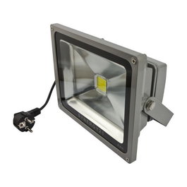 Synergy21 Spot LED Exterior S21-LED-TOM00889, 50W, Negro/Gris, Blanco Cálido 3300K, IP65, 120°