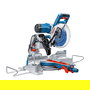 Bosch GCM 10 GDJ Sierra de inglete con un solo bisel, motor sin escobillas, 2000W, 5000 RPM, extracción de polvo, modo sierra de mesa