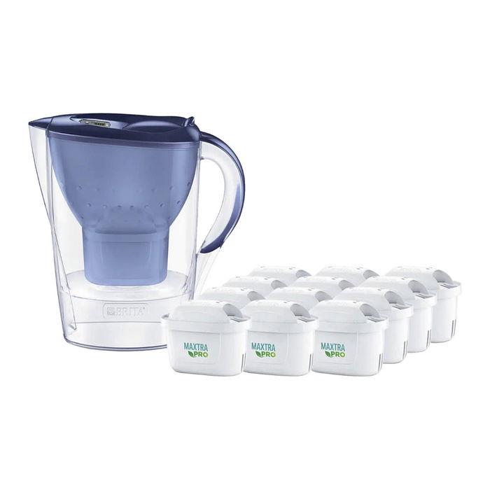 Brita Marella Filtro de Agua Potabilizador Portátil Azul Incluye 12 Filtros Brita Marella Filtro de Agua Potabilizador Portátil Azul Incluye 12 Filtros