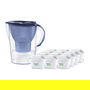 Brita Marella Filtro de Agua Potabilizador Portátil Azul Incluye 12 Filtros