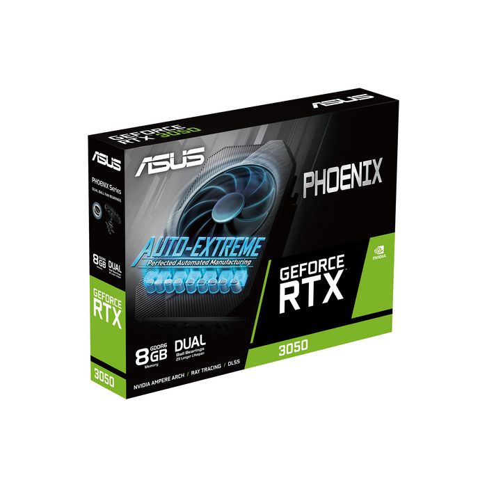 Asus Phoenix GeForce RTX 3050 8GB GDDR6 Gaming NVIDIA PCIe 4.0 HDMI DisplayPort Asus Phoenix GeForce RTX 3050 8GB GDDR6 Gaming NVIDIA PCIe 4.0 HDMI DisplayPort