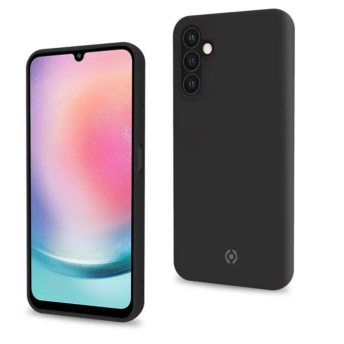 Celly Funda para Samsung Galaxy A24 4G (6.5") Cromo1038BK - Negro