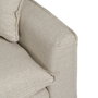 Sofá 4 Plazas Natural Tejido Salón 220 X 100 X 91 cm