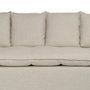 Sofá 4 Plazas Natural Tejido Salón 220 X 100 X 91 cm