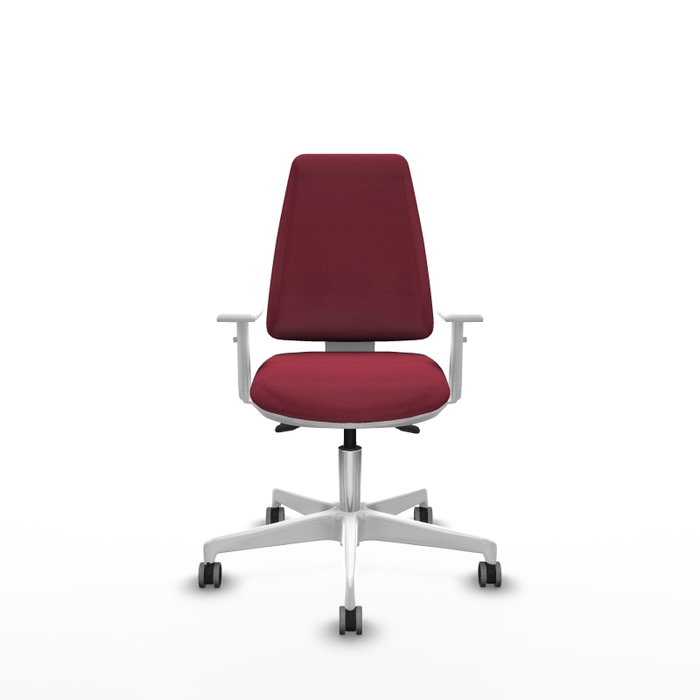 PIQUERAS Y CRESPO Silla de oficina Elche color Granate con mecanismo Asincro PIQUERAS Y CRESPO Silla de oficina Elche color Granate con mecanismo Asincro