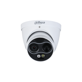 Dahua (DHI-TPC-DF1241-TB3F4-DW-S2) Cámara IP Domo Lite Híbrida Térmica Radiométrica + Visible, 256x192, 4MP, Lente 3.5+4MM, PoE, IP67