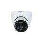Dahua (DHI-TPC-DF1241-TB3F4-DW-S2) Cámara IP Domo Lite Híbrida Térmica Radiométrica + Visible, 256x192, 4MP, Lente 3.5+4MM, PoE, IP67