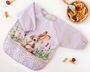 KioKids Babero Impermeable con Mangas Conejo Lavanda +4 Meses Colección Little Sauvages