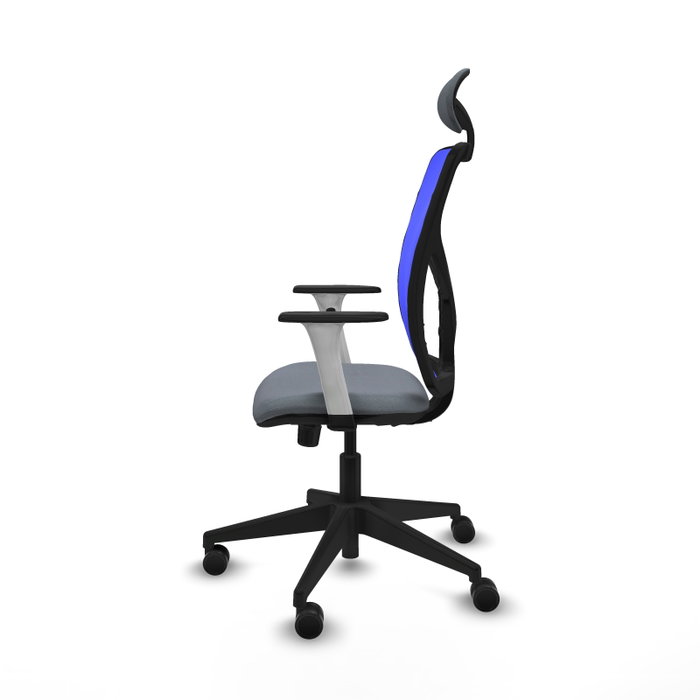 PIQUERAS Y CRESPO Silla de oficina Motilla con mecanismo Sincro, Gris y Azul PIQUERAS Y CRESPO Silla de oficina Motilla con mecanismo Sincro, Gris y Azul