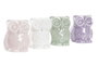 DKD Home Decor Pomo Decorativo Shabby Verde Blanco 4x5x4 cm Gres Metal