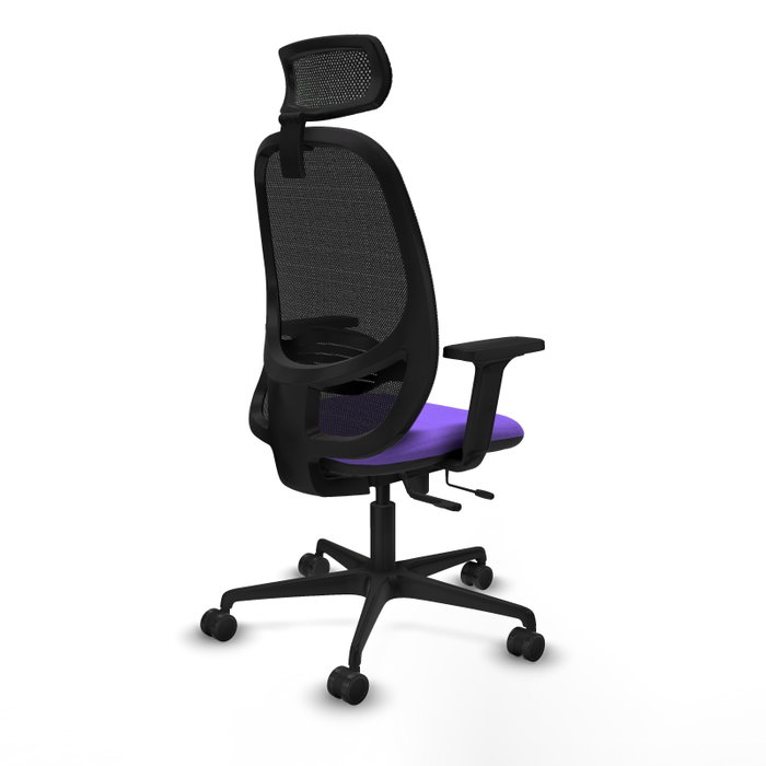 PIQUERAS Y CRESPO Silla de oficina Cilanco Lila y Negro PIQUERAS Y CRESPO Silla de oficina Cilanco Lila y Negro