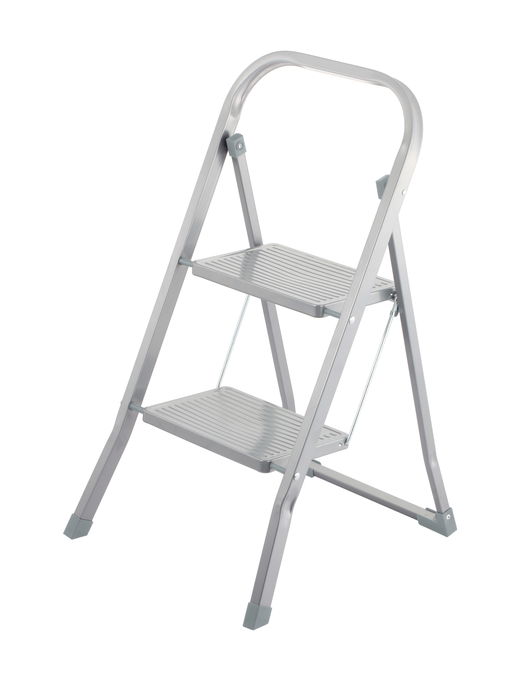 Bricotech Taburete Hierro Plegable 2 Peldaños (2 Unidades)