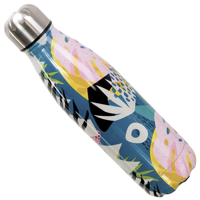 Cook Concept Termo Botella 500 Ml Acero Inoxidable Doble Pared Frío 18h Caliente 6h Estampado Cook Concept Termo Botella 500 Ml Acero Inoxidable Doble Pared Frío 18h Caliente 6h Estampado