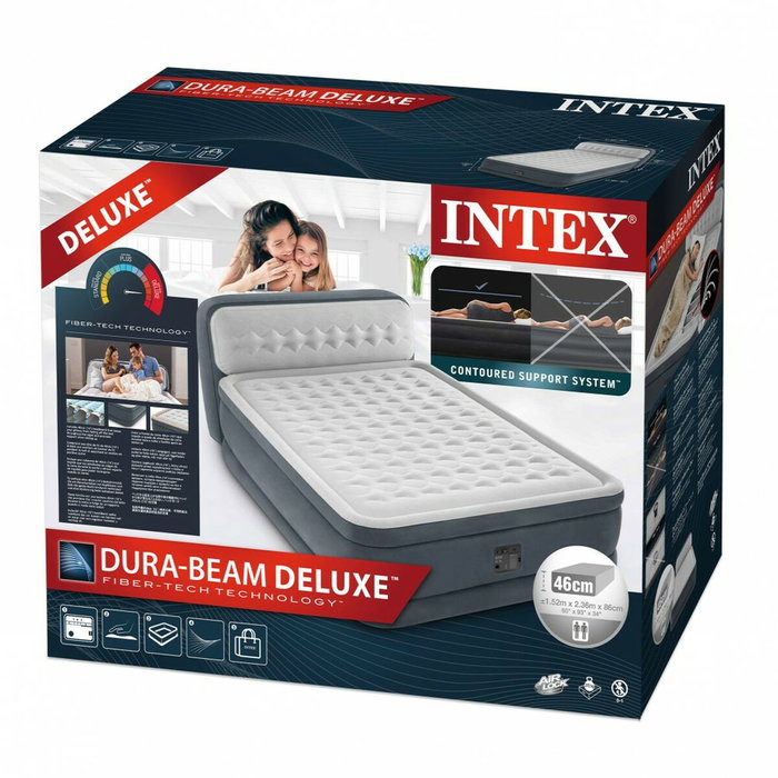 Intex Cama Aire Dura-Beam Deluxe Ultra Plush Headboard 152x236x86 cm Intex Cama Aire Dura-Beam Deluxe Ultra Plush Headboard 152x236x86 cm