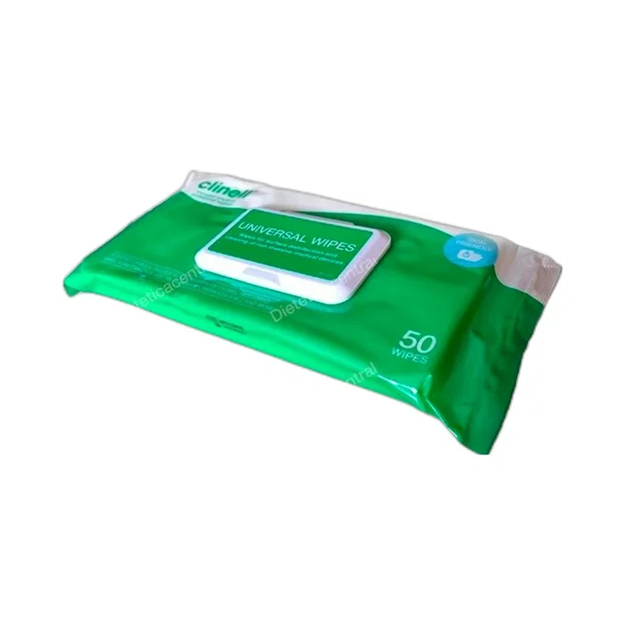 Clinell Pack Toallitas Higienizantes 50 Unidades Limpieza y Desinfección Clinell Pack Toallitas Higienizantes 50 Unidades Limpieza y Desinfección