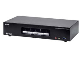 ATEN ATEN Switch KVMP DisplayPort 4K Triple Pantalla USB 3.0 de 4 Puertos CS1964-AT-G