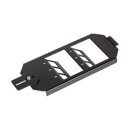 EFB Elektronik Soporte de tanque de suelo doble ET-25178V2 para 6 Keystones, Negro