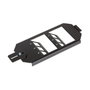 EFB Elektronik Soporte de tanque de suelo doble ET-25178V2 para 6 Keystones, Negro