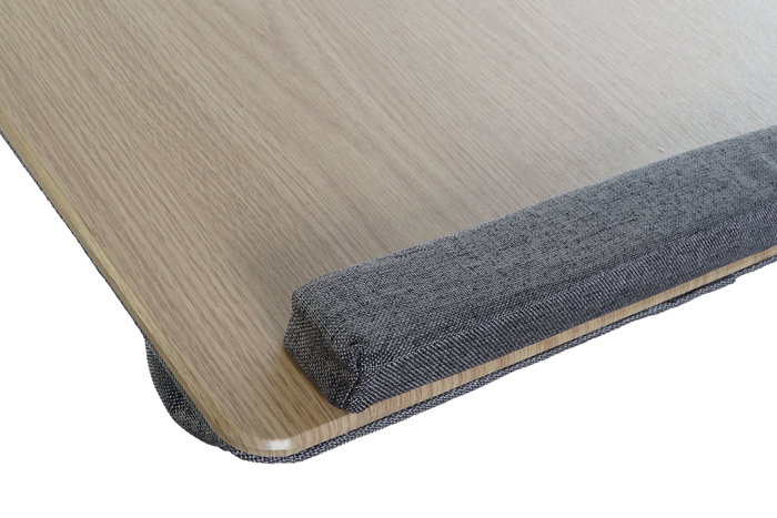 DKD Home Decor Bandeja Basicos Gris Natural 55 x 35 x 7 cm DKD Home Decor Bandeja Basicos Gris Natural 55 x 35 x 7 cm
