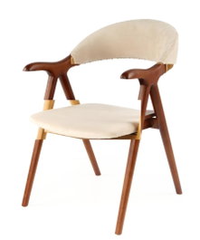 DKD Home Decor Silla Olmo Poliéster Marrón Oscuro