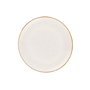 Hermia Juego de Platos para Postres de Vidrio Dorado Elegante para Ocasiones Especiales - 7 Piezas