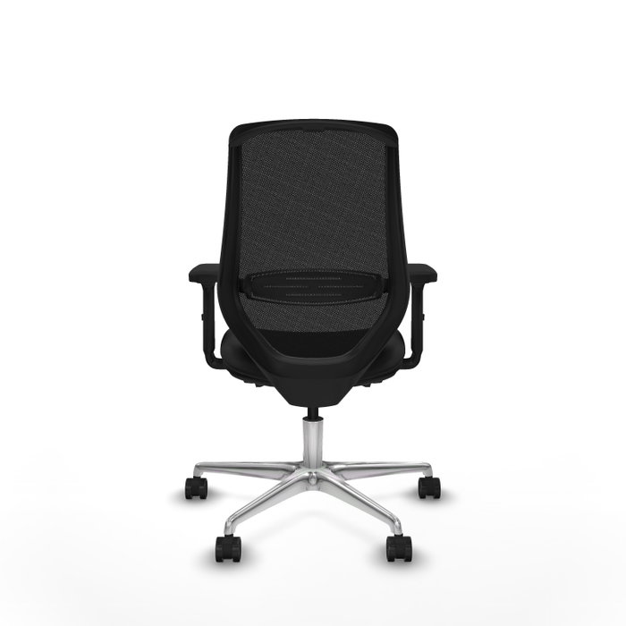 PIQUERAS Y CRESPO Silla de oficina Mardos con mecanismo Sincro/Traslack, Negro
