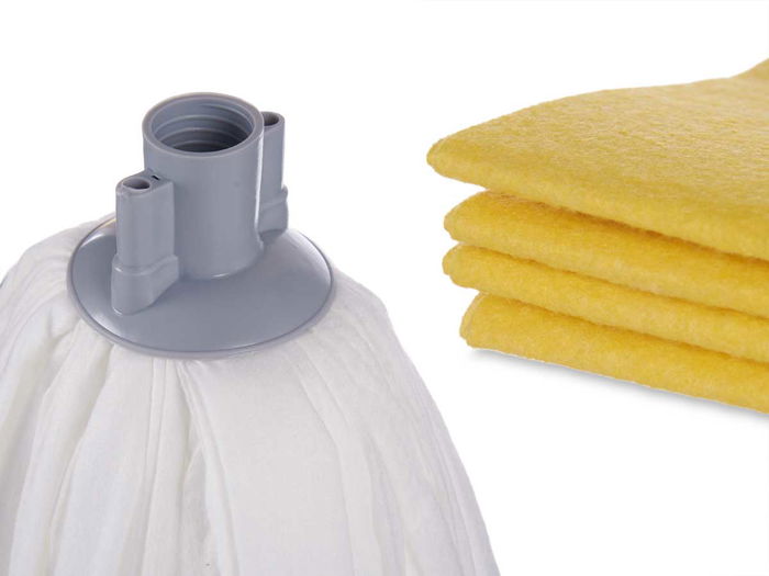 Arte Regal Set Fregona Viscosa 150Gr y 4 Bayetas 40x36cm (Set de 14) Arte Regal Set Fregona Viscosa 150Gr y 4 Bayetas 40x36cm (Set de 14)