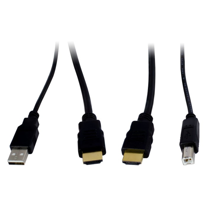 Inter-Tech KT-150H Dongle KVM RJ45 a HDMI Negro