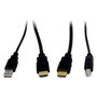 Inter-Tech KT-150H Dongle KVM RJ45 a HDMI Negro
