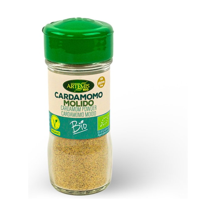 Artemis Cardamomo Molido Bio 30g - Especia Aromática para Cocina Artemis Cardamomo Molido Bio 30g - Especia Aromática para Cocina