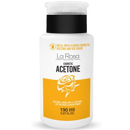 La Rosa Acetona Cosmética con Dosificador 190 ml
