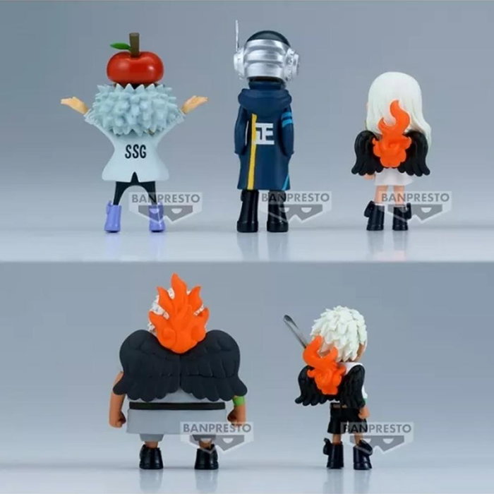 Banpresto Figura One Piece World Collectable Figure Egghead 4 - Dr. Vegapunk, Shaka, S-Snake, S-Shark, S-Hawk