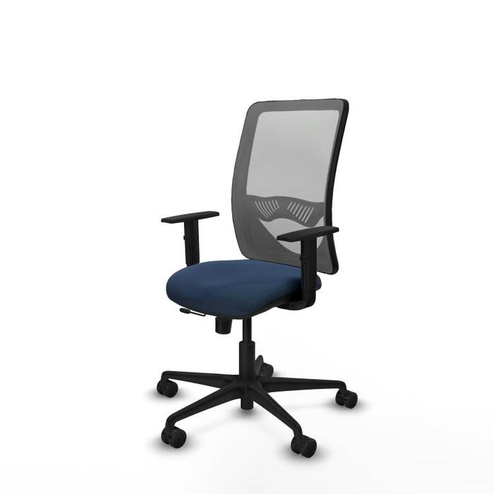 PIQUERAS Y CRESPO Silla de oficina Zulema Azul marino y Gris PIQUERAS Y CRESPO Silla de oficina Zulema Azul marino y Gris