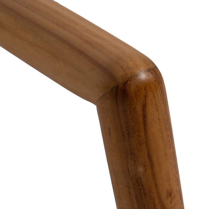 Sillón Natural Tejido-Madera Salón 79 X 56 X 76 cm