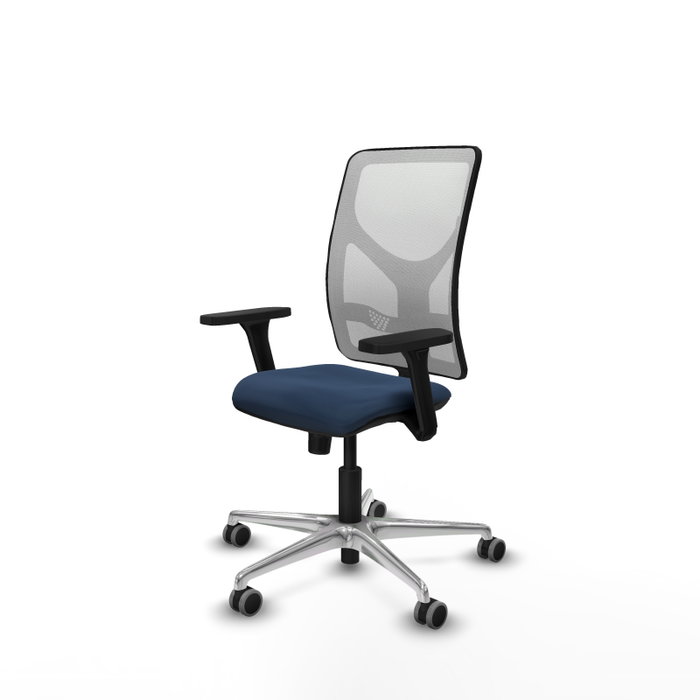 PIQUERAS Y CRESPO Silla de oficina Motilla con mecanismo Sincro, Azul marino y Blanco PIQUERAS Y CRESPO Silla de oficina Motilla con mecanismo Sincro, Azul marino y Blanco