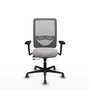 PIQUERAS Y CRESPO Silla de oficina Zulema con mecanismo Sincro/Traslack, Blanco y Gris