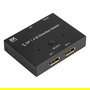 GoodConnections DP1.4 Switch DisplayPort 2-fach Bidireccional para 8K Ultra HD @30Hz (7680x4320) - Metal, Negro