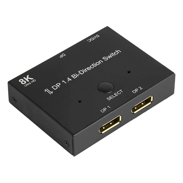 GoodConnections DP1.4 Switch 2-fach bidirektional 8K@30Hz GoodConnections DP1.4 Switch 2-fach bidirektional 8K@30Hz