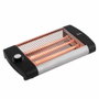 Jata Hogar Tostadora Horizontal 600W Acero Inoxidable Negro Temporizador 5 Min Bandeja Recogemigas