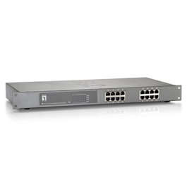 Levelone FEP-1612W380 Switch de 16 puertos con 380W y 16x PoE+