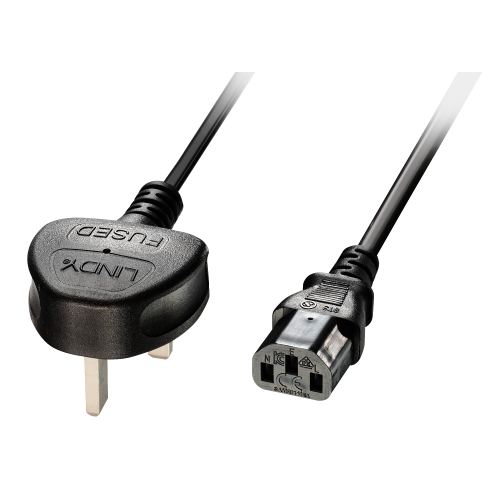 Lindy Cable de Alimentación 3m Enchufe Tipo G a IEC C13 Negro Lindy Cable de Alimentación 3m Enchufe Tipo G a IEC C13 Negro