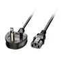 Lindy Cable de Alimentación UK a IEC C13 Negro 3 m