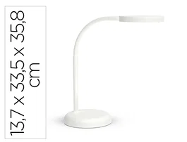 Maul Lámpara de Escritorio LED 5W 769lm Luz Cálida Brazo y Cabezal Giratorios Blanca